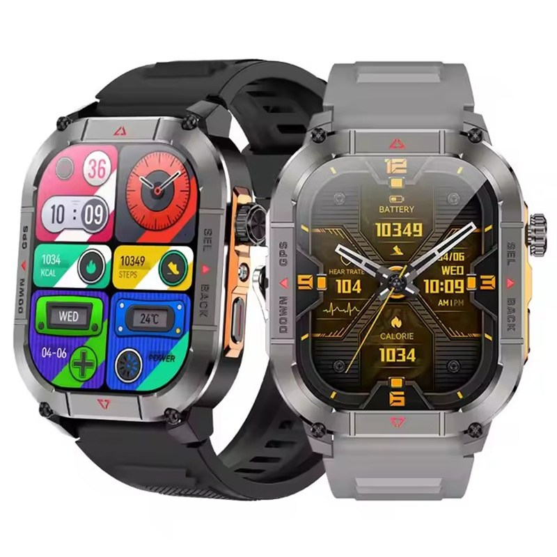 Smartwatch Casual Watches For Men - นาฬิกาอัจฉริยะสำหรับผู้ชายรุ่นใหม่ HK84 หน้าจอ AMOLED ระบบ GPS