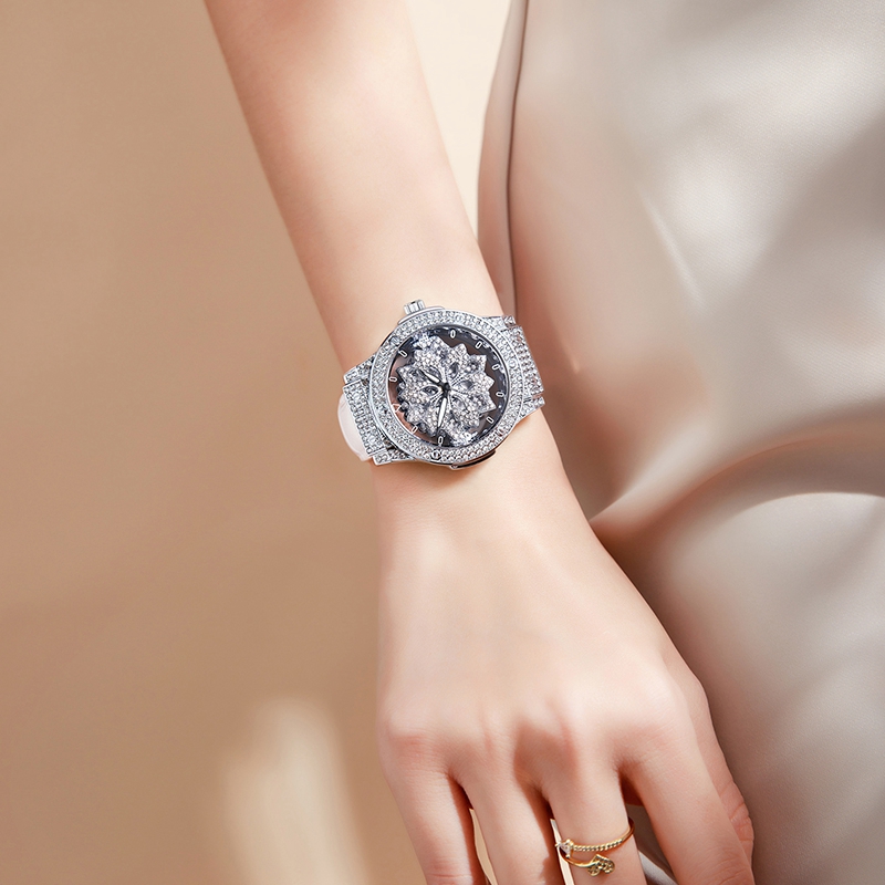 Smartwatch Watches Brands For Women - แบรนด์นาฬิกาผู้หญิงนาฬิกาเพชรนาฬิกาควอตซ์แฟชั่นนาฬิกาข้อมือสร้อยข้อมือสายหนังนาฬิกากันน้ำสำหรับผู้หญิง