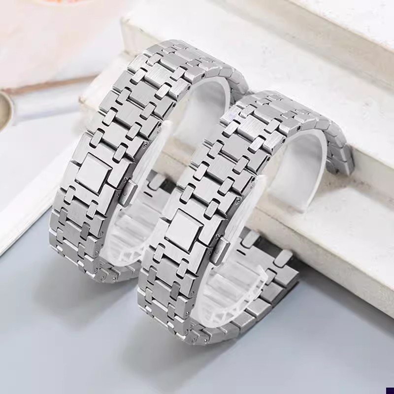 Audemars Piguet Watch Royal Oak - 904 สแตนเลสสตีลเงินสําหรับ AP 15400 Audemars Piguet