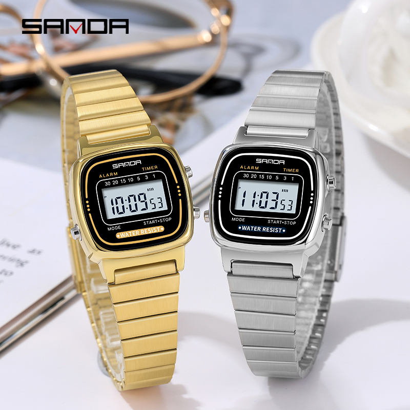 Sanda นาฬิกาดิจิตอล LED สำหรับ - Chronograph Sport Watch บทวิจารณ์และราคา