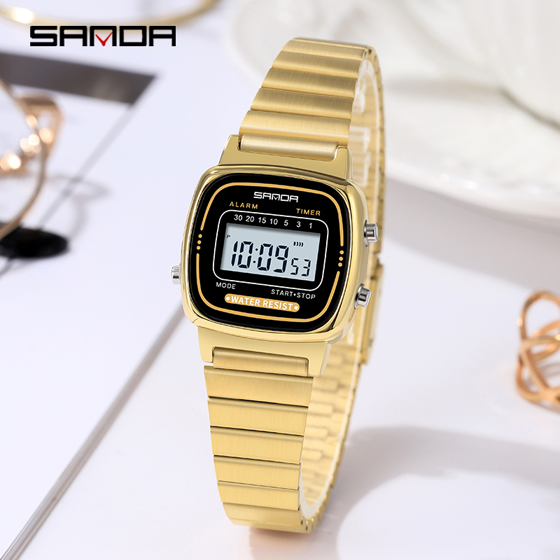 Sanda นาฬิกาดิจิตอล LED สำหรับ - Chronograph Sport Watch บทวิจารณ์และราคา