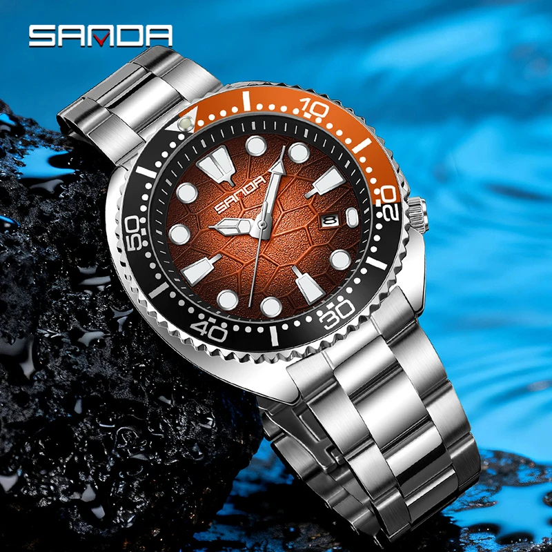 นาฬิกาควอตซ์ผู้ชาย SANDA Class - Smartwatch Casual Watches For Men บทวิจารณ์และราคา