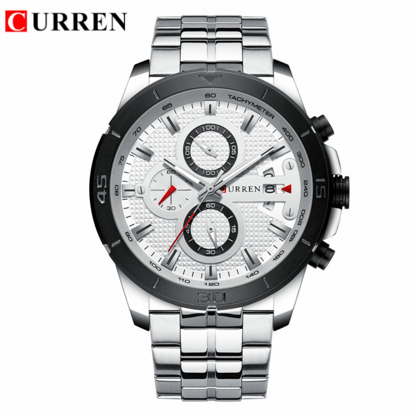 CURREN นาฬิกาผู้ชายกันน้ำโครโน - Chronograph Sport Watch บทวิจารณ์และราคา