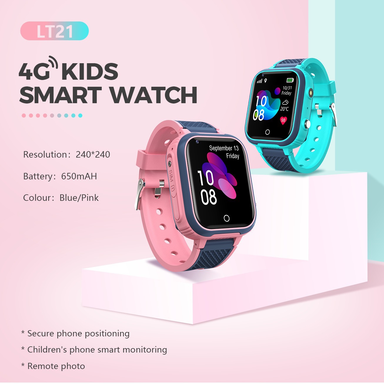 นาฬิกาสมาร์ทวอทช์สำหรับเด็ก รุ - Smartwatch Phone Watches บทวิจารณ์และราคา