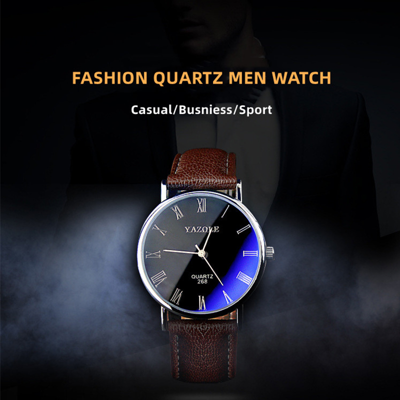 YAZOLE นาฬิกาควอทซ์สไตล์มินิมอ - Smartwatch Casual Watches For Men บทวิจารณ์และราคา