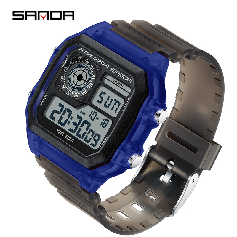 นาฬิกาแฟชั่น Sanda แบรนด์ชั้นน - Chronograph Sport Watch บทวิจารณ์และราคา