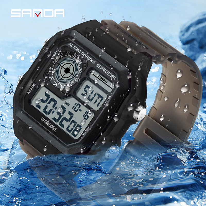 นาฬิกาแฟชั่น Sanda แบรนด์ชั้นน - Chronograph Sport Watch บทวิจารณ์และราคา