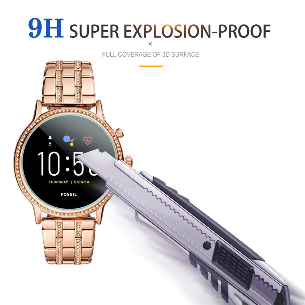 ฟิล์มกระจกนิรภัย2ชิ้นสำหรับ Fo - Fossil Watches Smartwatch Gen 5 บทวิจารณ์และราคา