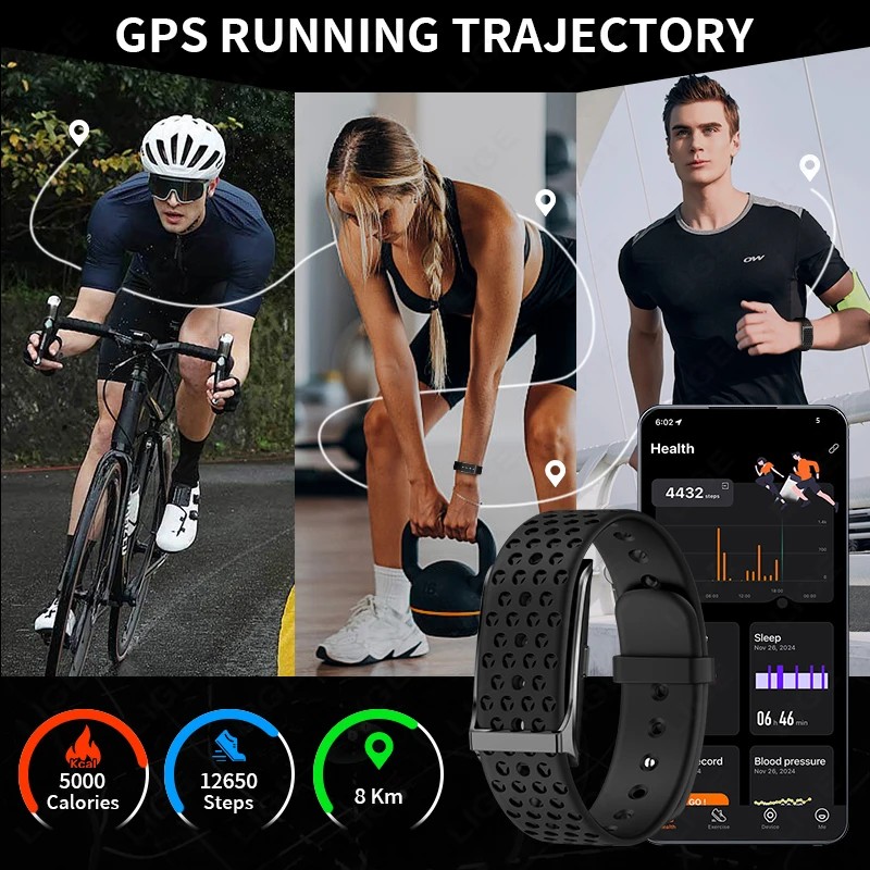 LIGE ไม่มีหน้าจอสมาร์ทนาฬิกาสุ - Smartwatch Latest Watches For Men บทวิจารณ์และราคา
