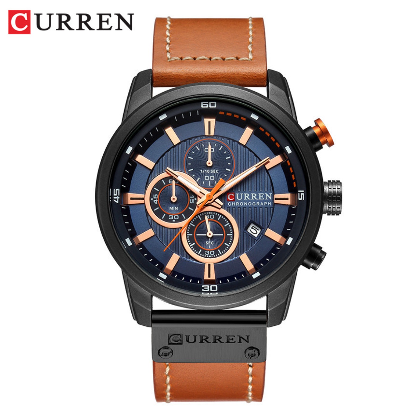 นาฬิกาข้อมือควอตซ์แฟชั่น CURRE - Chronograph Sport Watch บทวิจารณ์และราคา