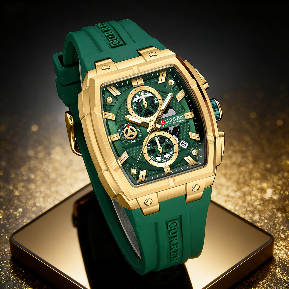 CURREN นาฬิกาวินเทจสุดหรูสำหรั - Chronograph Sport Watch บทวิจารณ์และราคา