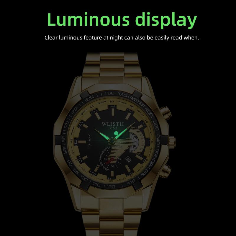แบรนด์หรูนาฬิกาผู้ชายกันน้ำส่อ - Smartwatch Casual Watches For Men บทวิจารณ์และราคา