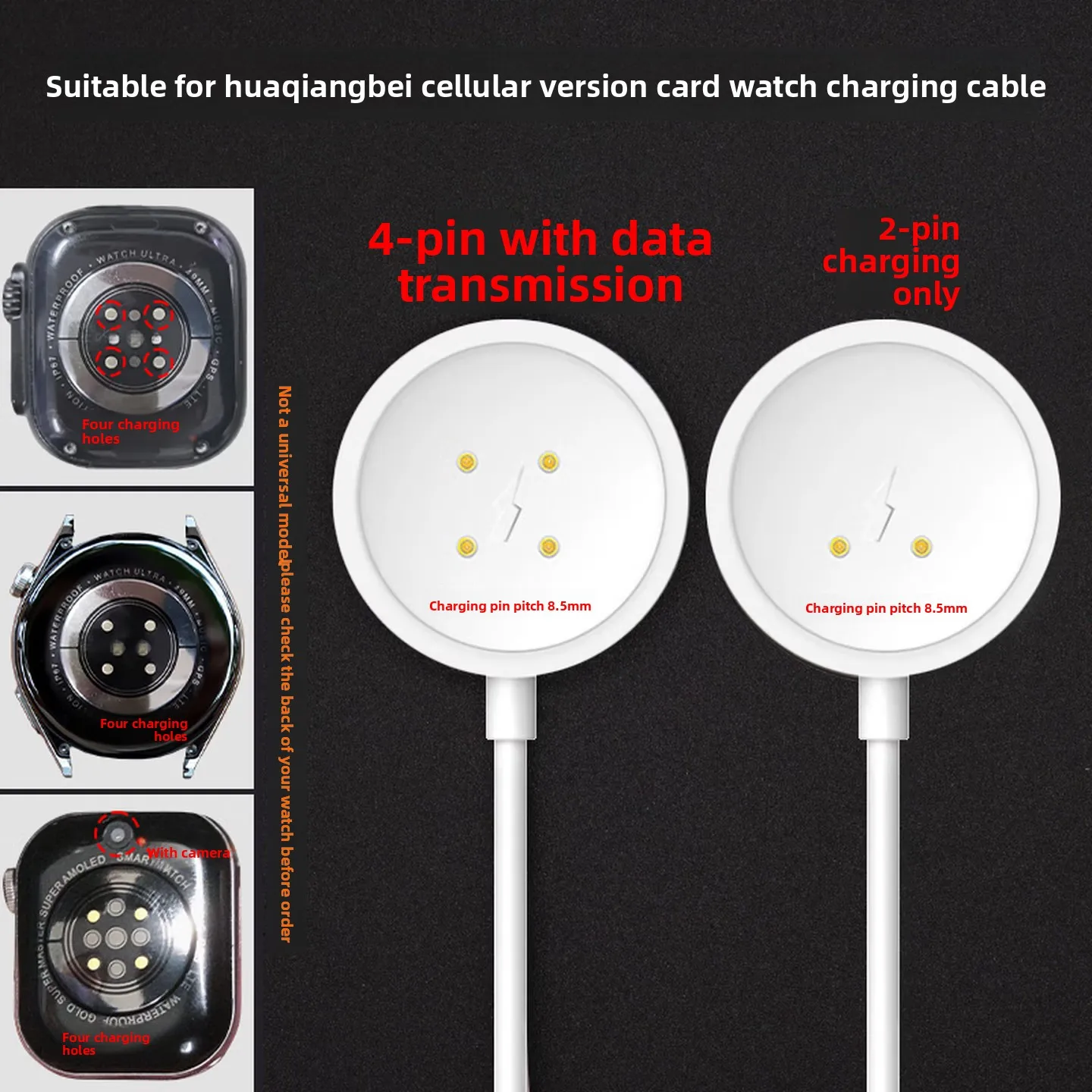ที่ชาร์จสำหรับสมาร์ทวอทช์ Huaq - Smartwatch Phone Watches บทวิจารณ์และราคา