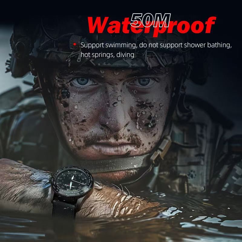 นาฬิกาข้อมือผู้ชาย NORTH EDGE  - Smartwatch Casual Watches For Men บทวิจารณ์และราคา