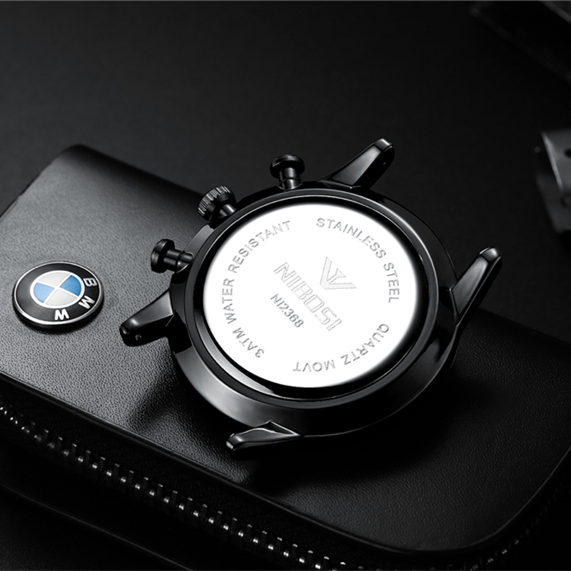นาฬิกาข้อมือผู้ชาย NIBOSI แฟชั - Chronograph Sport Watch บทวิจารณ์และราคา