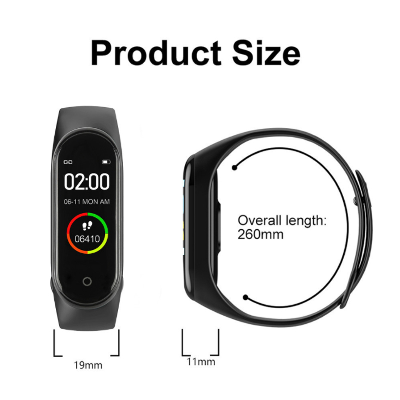 M4นาฬิกาสมาร์ทกีฬาสายรัดข้อมือ - Smartwatch Watches Brands For Women บทวิจารณ์และราคา