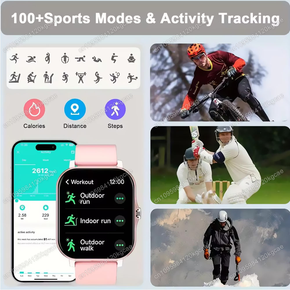 สมาร์ทวอทช์ออกกำลังกายหน้าจอสั - Smartwatch Latest Watches For Men บทวิจารณ์และราคา