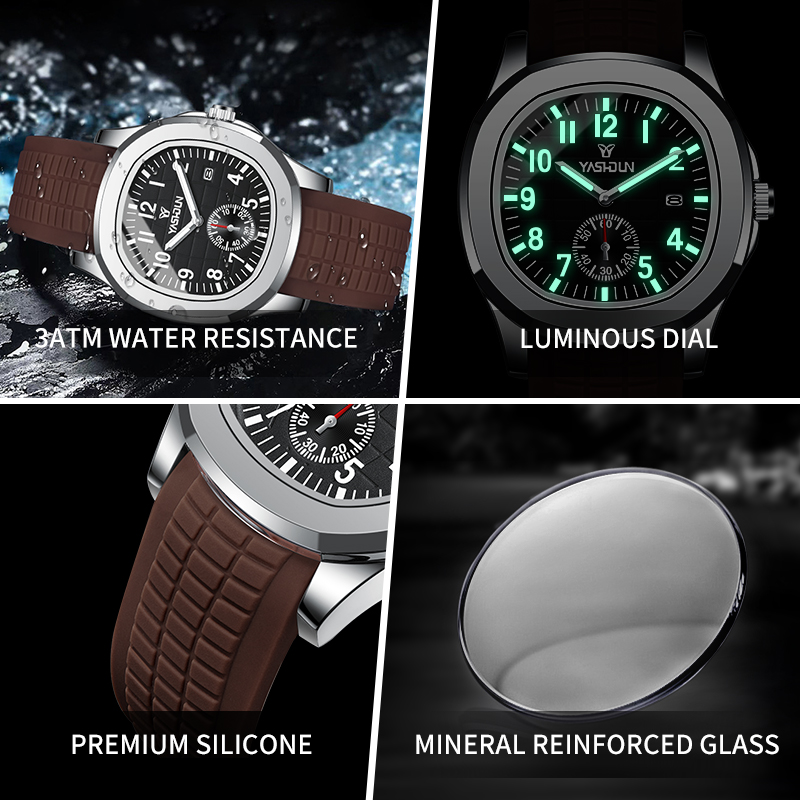 แบรนด์สปอร์ตนาฬิกาผู้ชายธุรกิจ - Smartwatch Casual Watches For Men บทวิจารณ์และราคา