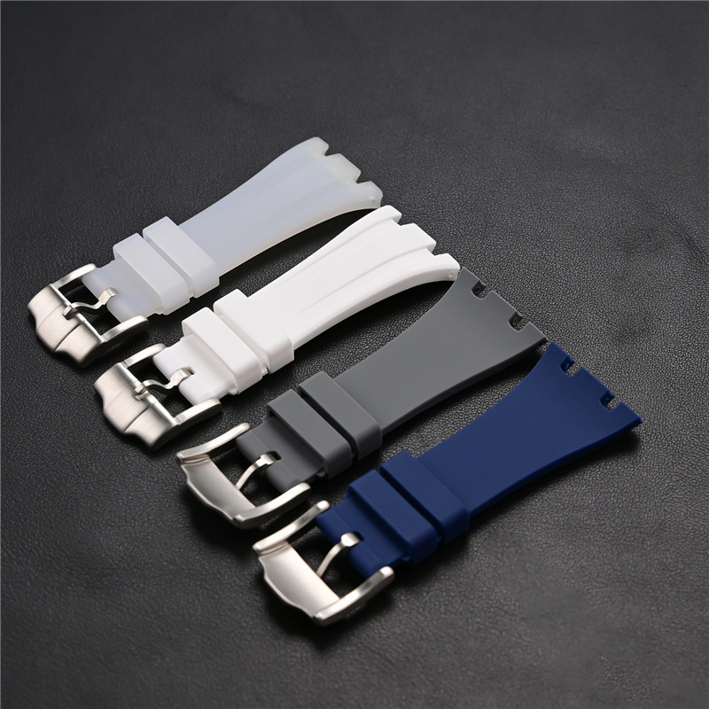 สายยางซิลิโคน 26 มม.สำหรับ AP  - Audemars Piguet Watch Royal Oak บทวิจารณ์และราคา