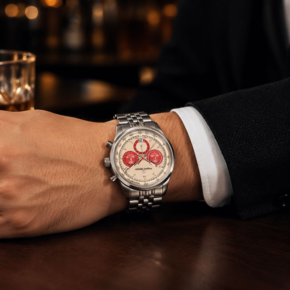 PAGANI DESIGN นาฬิกาข้อมือผู้ช - Chronograph Sport Watch บทวิจารณ์และราคา