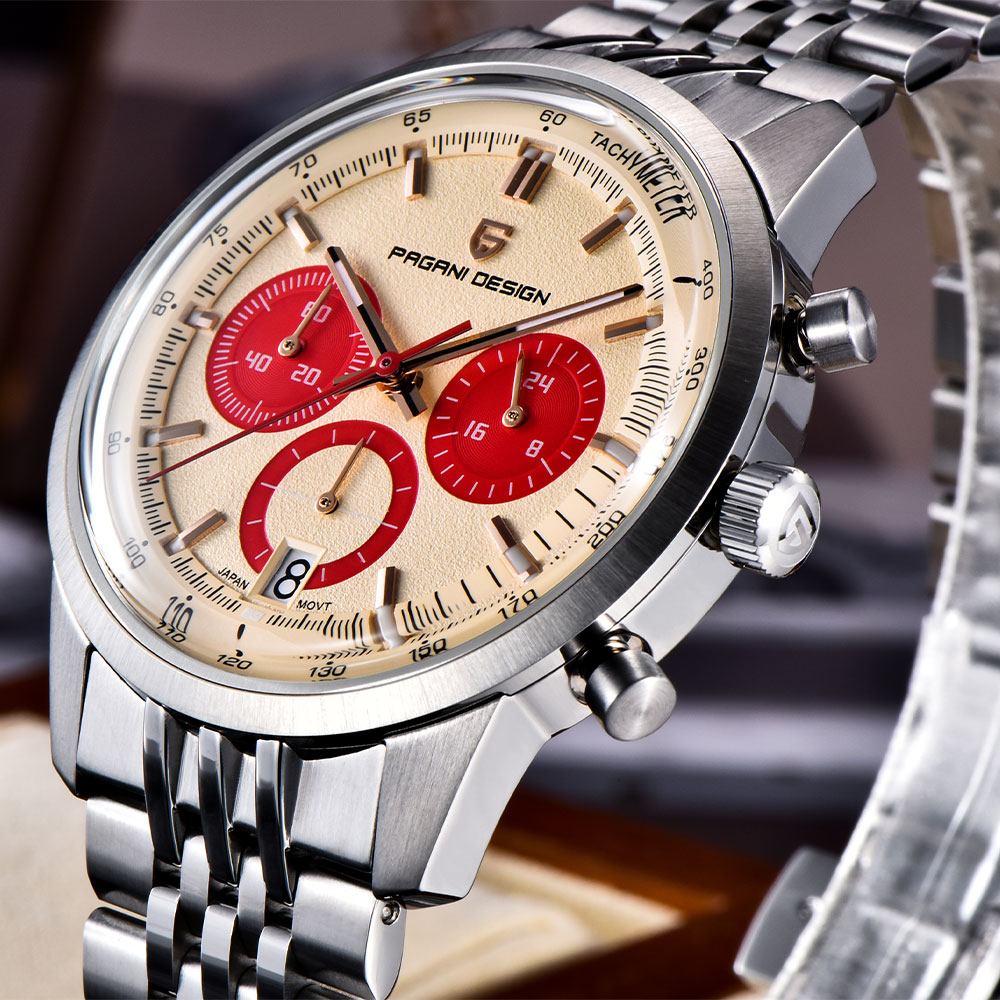 PAGANI DESIGN นาฬิกาข้อมือผู้ช - Chronograph Sport Watch บทวิจารณ์และราคา