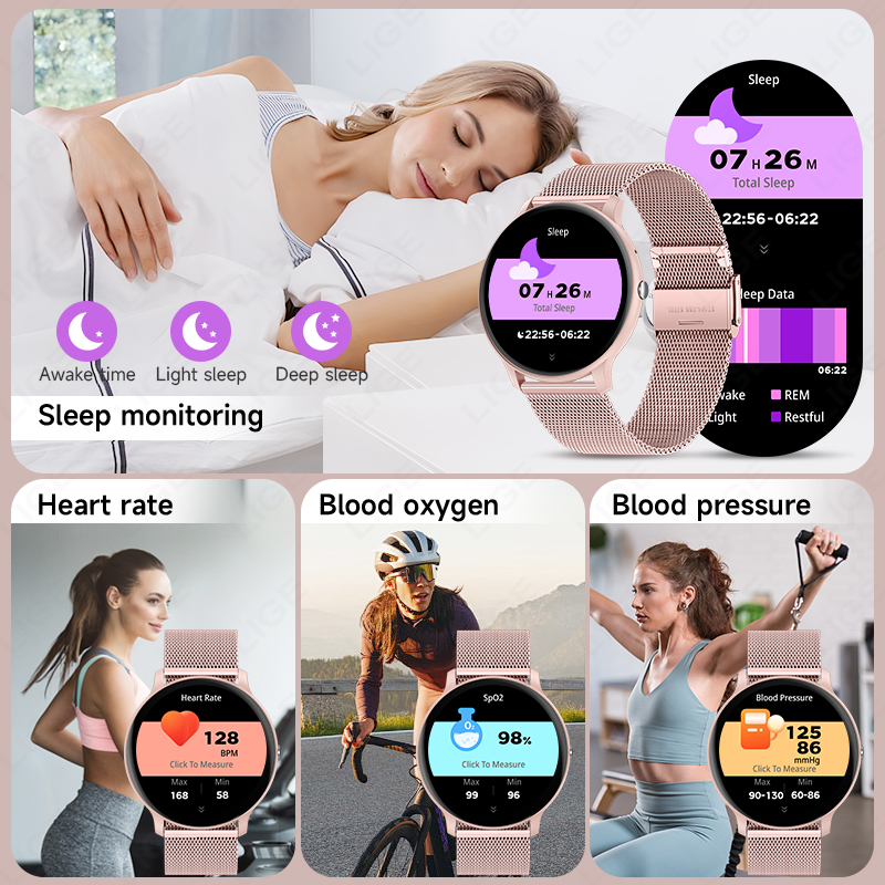 LIGE 2026 นาฬิกาสปอร์ตฟิตเนส ผ - Smartwatch Latest Watches For Men บทวิจารณ์และราคา