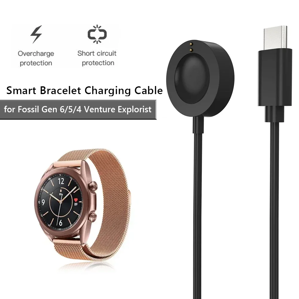 1M USB Type-C แท่นชาร์จแม่เหล็ - Fossil Watches Smartwatch Gen 5 บทวิจารณ์และราคา