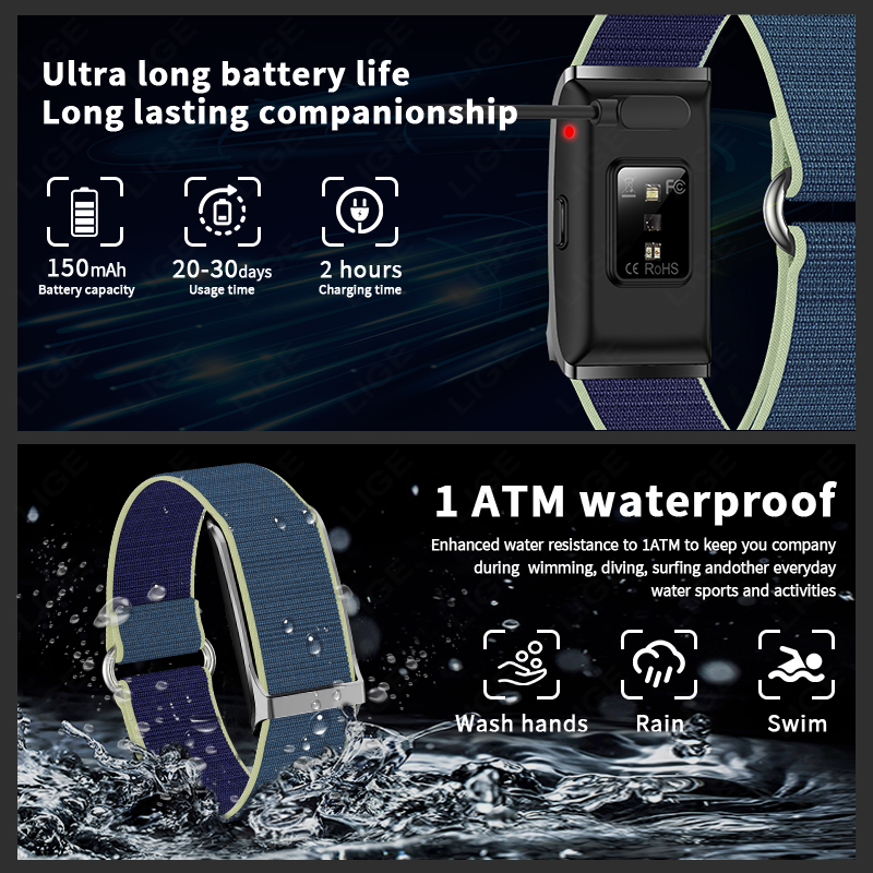 สายรัดข้อมือสุขภาพอัจฉริยะ, ตั - Smartwatch Latest Watches For Men บทวิจารณ์และราคา