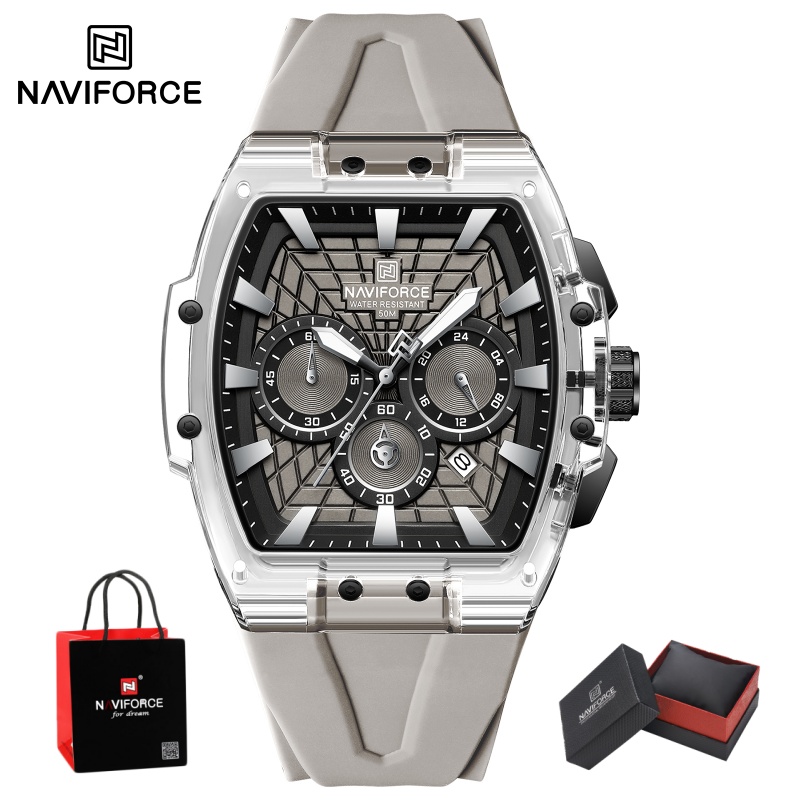 NAVIFORCE นาฬิกาสปอร์ตสำหรับผู - Chronograph Sport Watch บทวิจารณ์และราคา