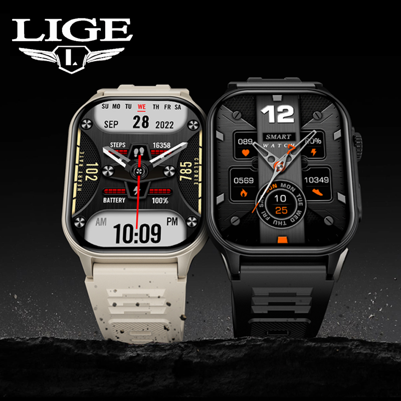 LIGE สมาร์ทวอท์ชสําหรับชาย 3AT - Smartwatch Latest Watches For Men บทวิจารณ์และราคา