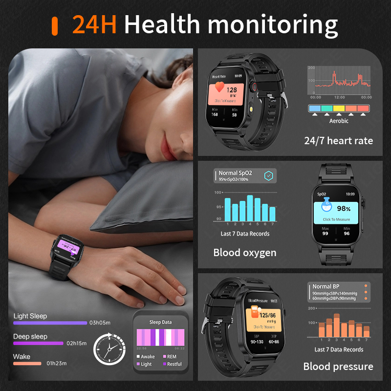LIGE สมาร์ทวอท์ชสําหรับชาย 3AT - Smartwatch Latest Watches For Men บทวิจารณ์และราคา